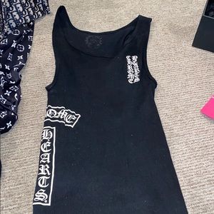 Chrome heart tank dress